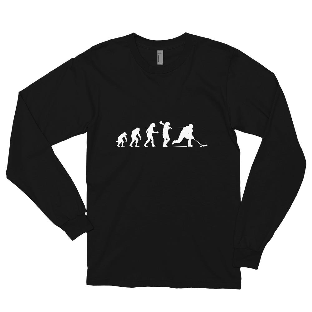 Evolution of hockey - Long sleeve t-shirt